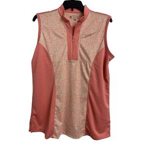 Bermuda Sands Fina Quarter Zip Golf Polo‎ Size L